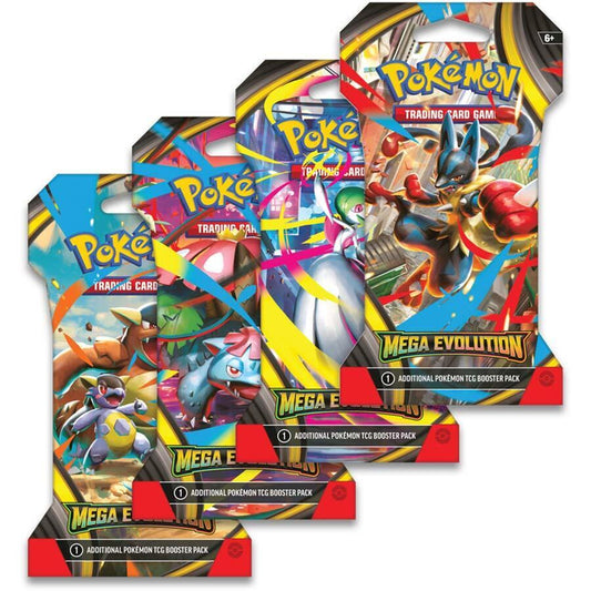 Mega Evolution Sleeved Booster (10 Cards)