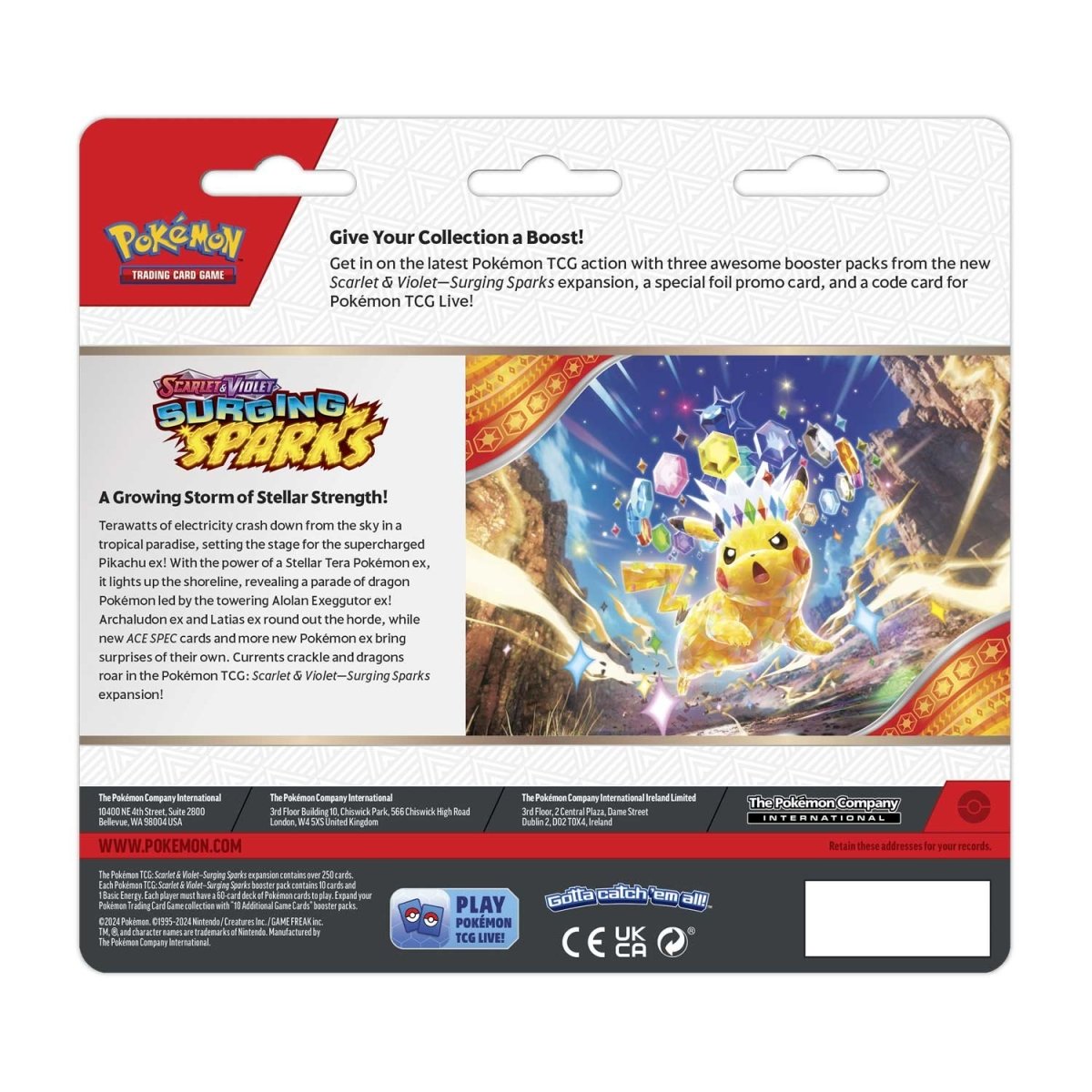 Surging Sparks 3 Pack Blister