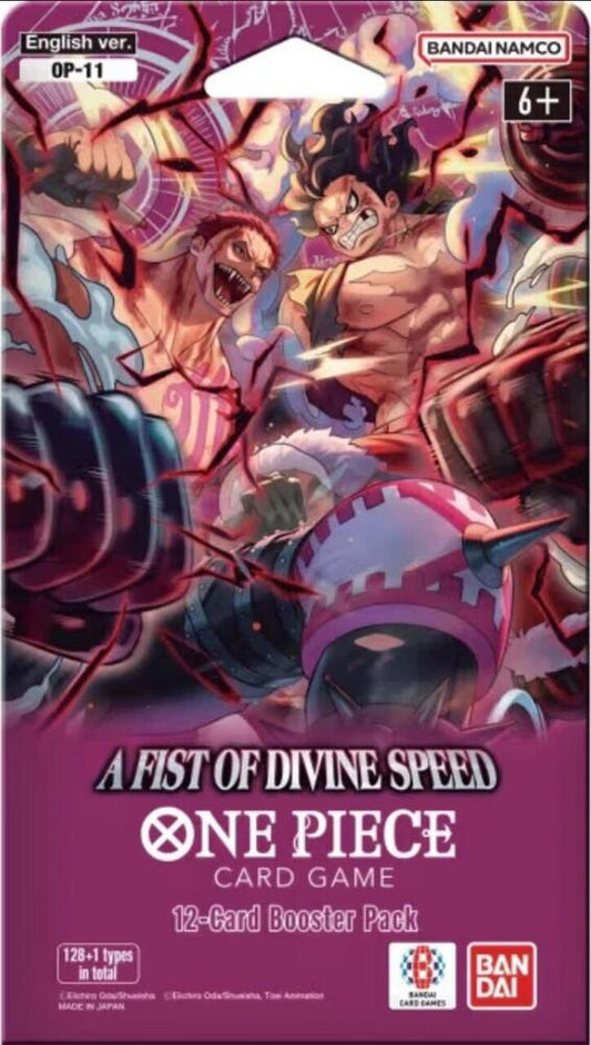 One Piece - A Fist of Divine Speed - Sleeved Booster Pack (OP-11)
