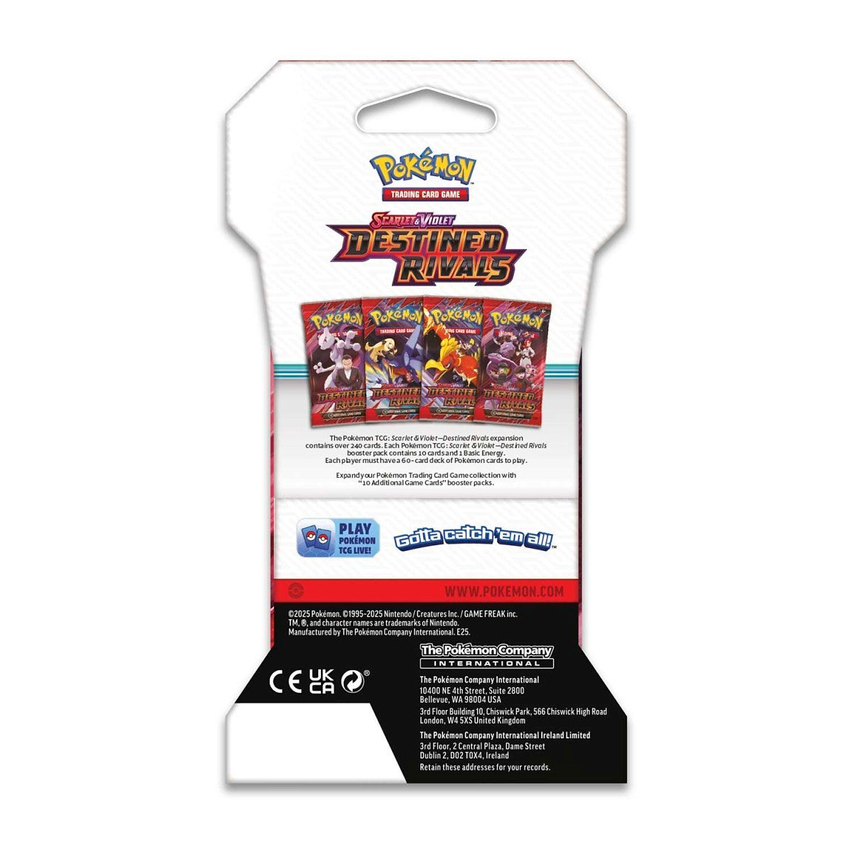 Destined Rivals Sleeved Booster Pack Art Bundle [Set of 4]