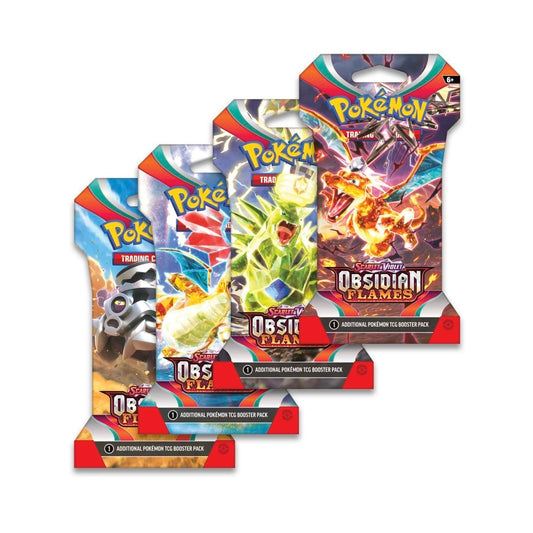 Obsidian Flames Sleeved Booster Pack (10 Cards)