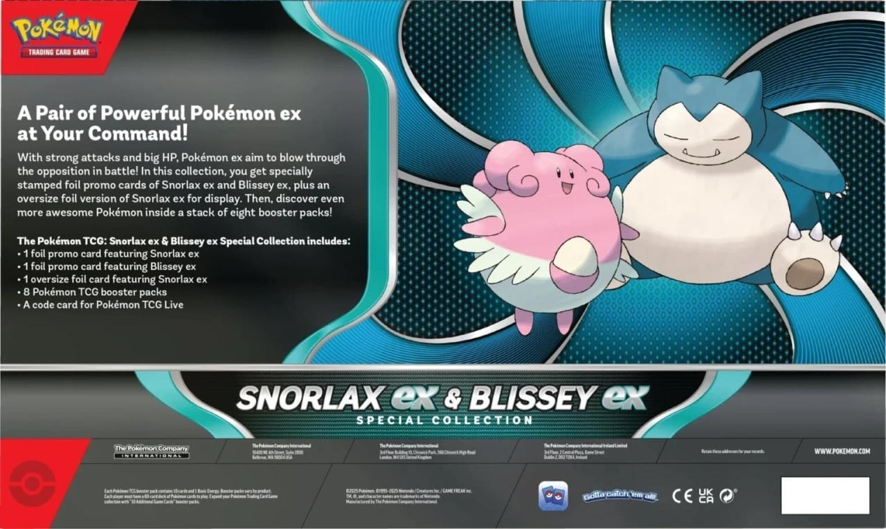 Snorlax ex & Blissey ex Special Collection Box
